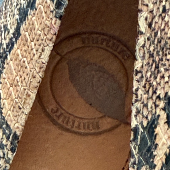 Nurture Snakeskin leather Cork Heel Pumps size 8 4” heel - Picture 11 of 16